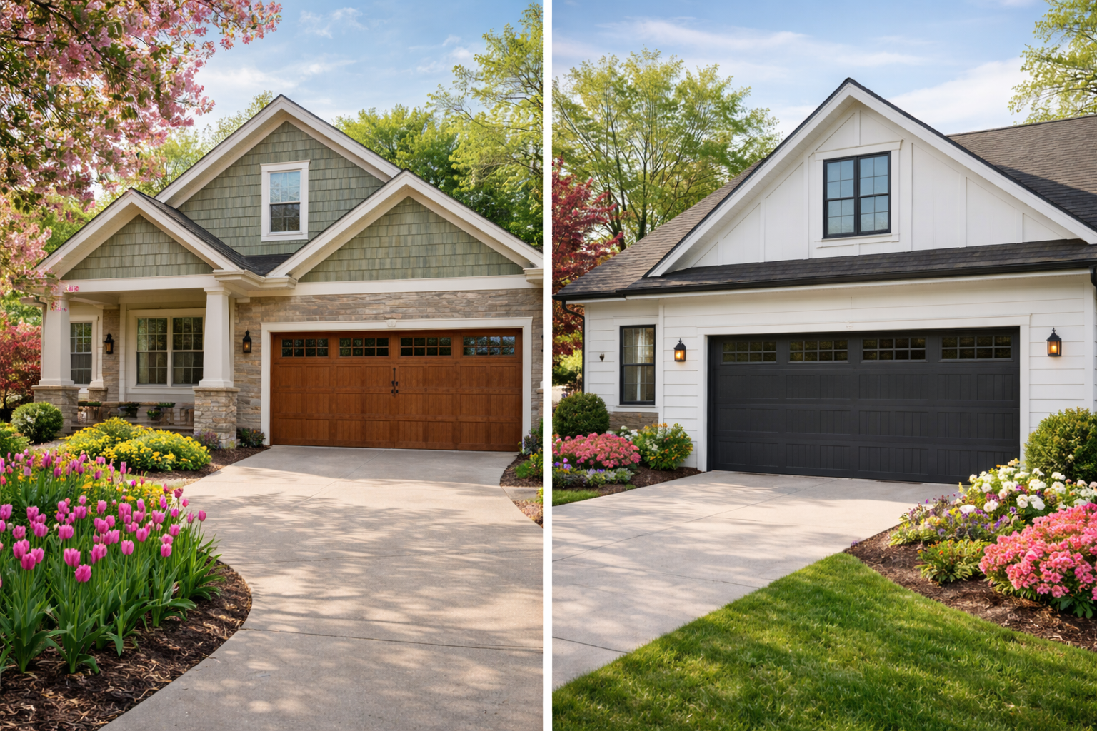 Home finished overhead door jobs in eklhart